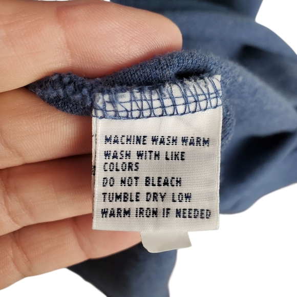 Polo by Ralph Lauren Men's 2XLT Blue Polo Shirt. Long Sleeve. #0156 - Picture 4 of 10